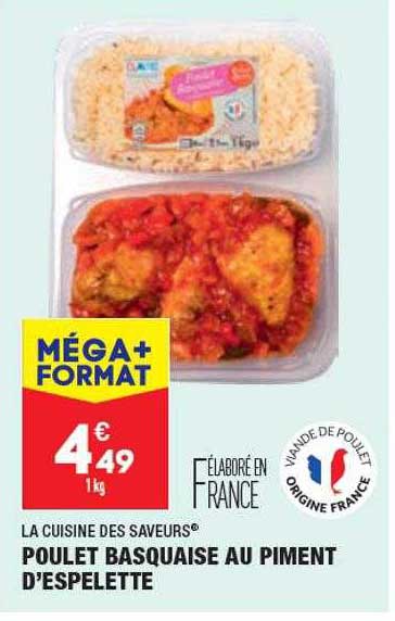 la cuisine des saveurs poulet basquaise au piment d'espelette