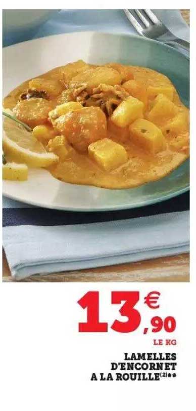 lamelles d'encornet à la rouille