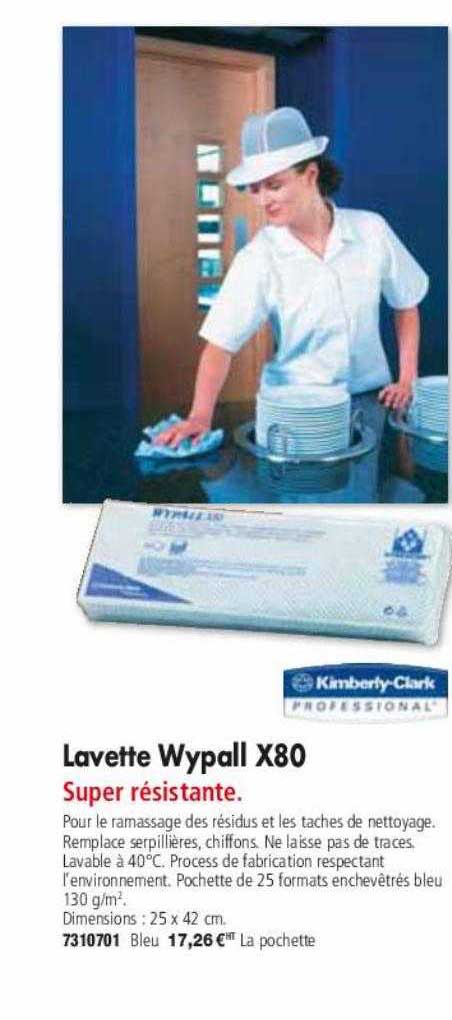 lavette wypall x80