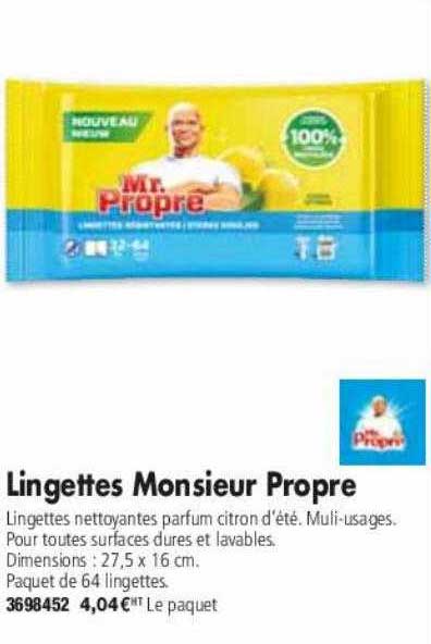 lingettes monsieur propre