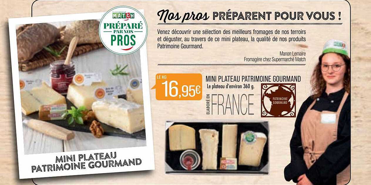 Mini Plateau Patrimoine Gourmand