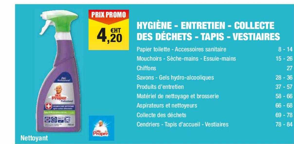 nettoyant mr propre