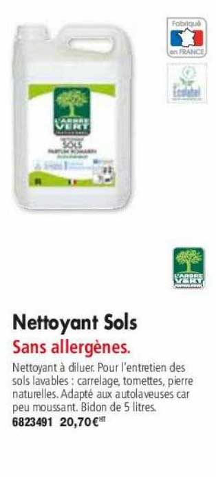 nettoyant sols l'arbre vert