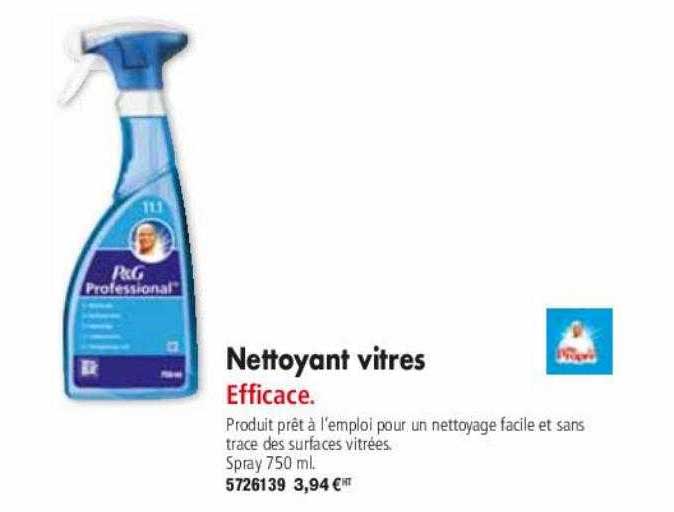 nettoyant vitres mr propre