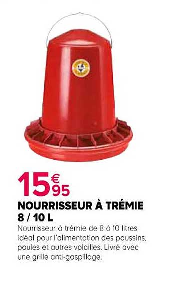 nourrisseur à trémie 8-10 l