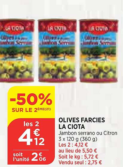 Olives Farcies La Ciota