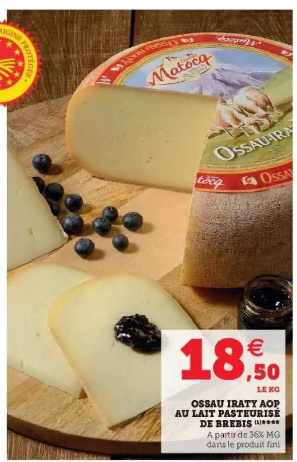 osseau iraty aop au lait pasteurisé de brebis