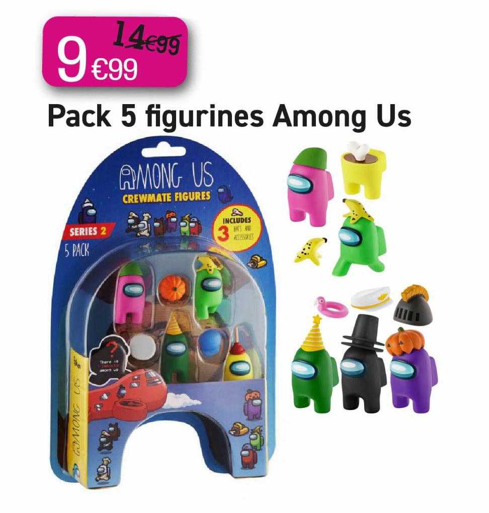 pack 5 figurines among us