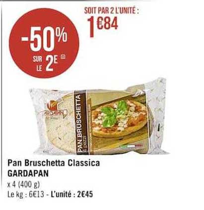 pan bruschetta classica gardapan