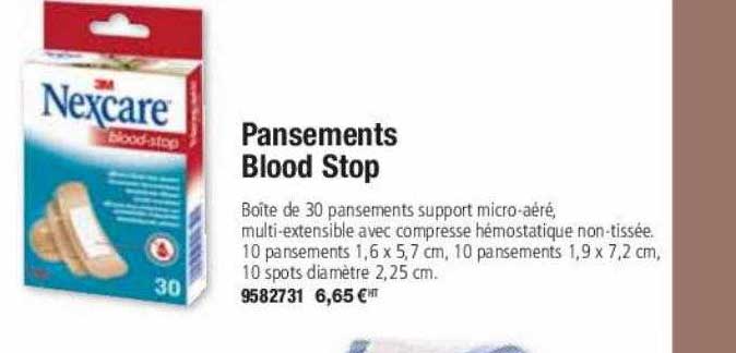 pansements blood stop