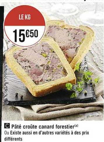 pâté croûte canard forestier