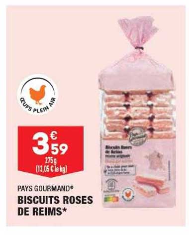 pays gourmand biscuits roses de reims