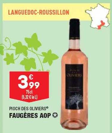 pioch des oliviers faugères aop