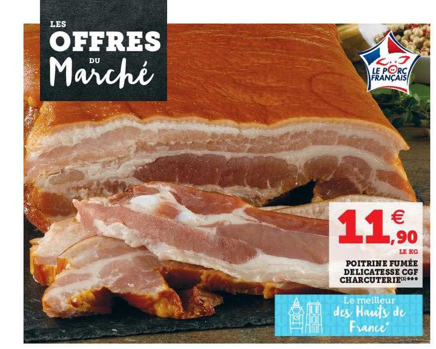 poitrine fumée délicatesse cgf charcuterie