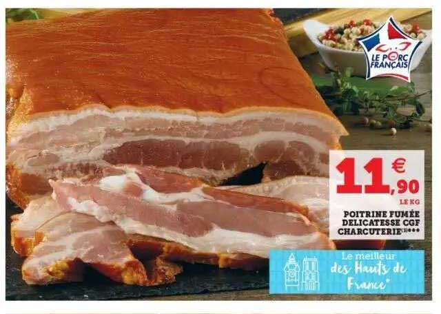 poitrine fumée delicatesse cgf charcuterie