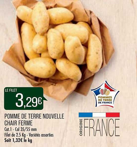 pomme de terre nouvelle chair ferme