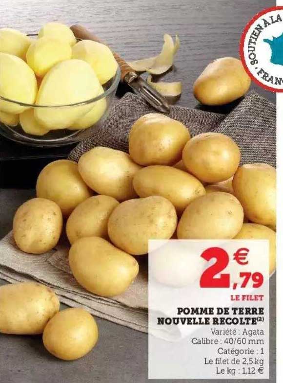 pomme de terre nouvelle recolte
