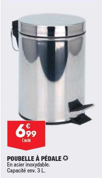Poubelle à Pédale