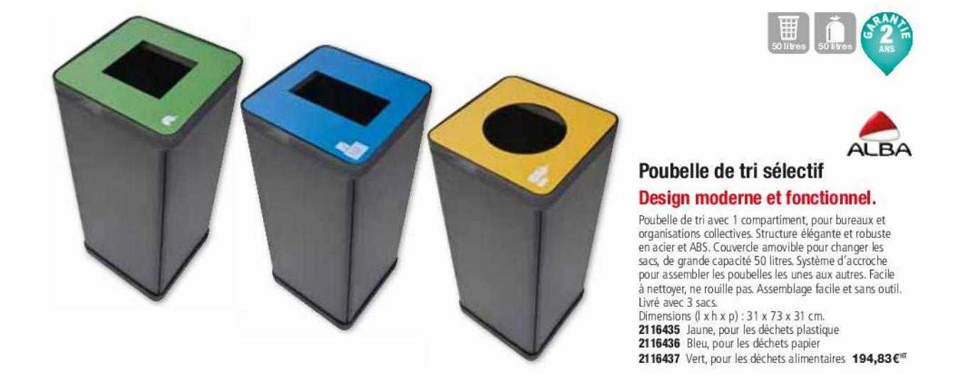 poubelle de tri sélectif