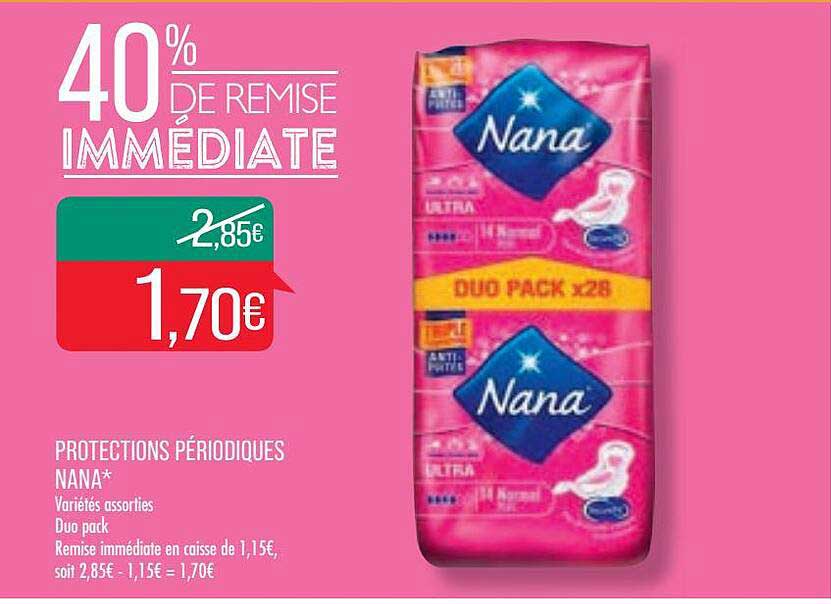 protections périodiques nana