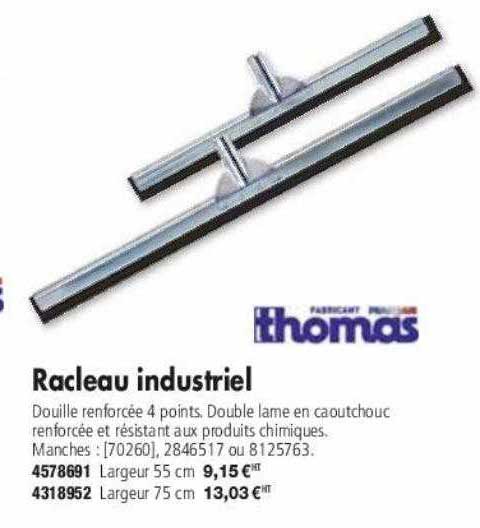 racleau industriel thomas