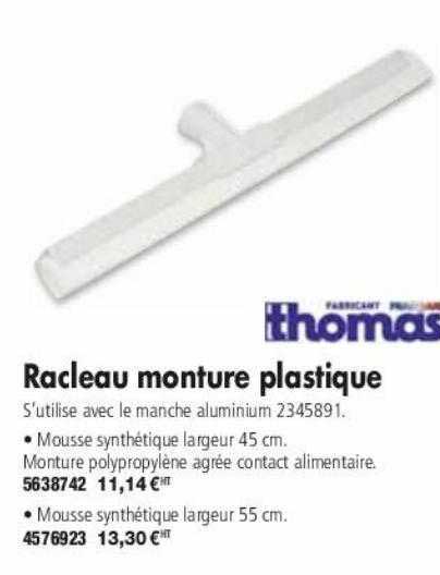 racleau monture plastique thomas