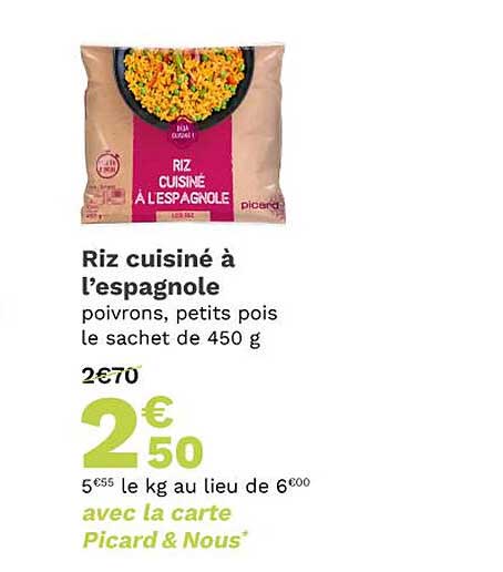 riz cuisiné à l'espagnole