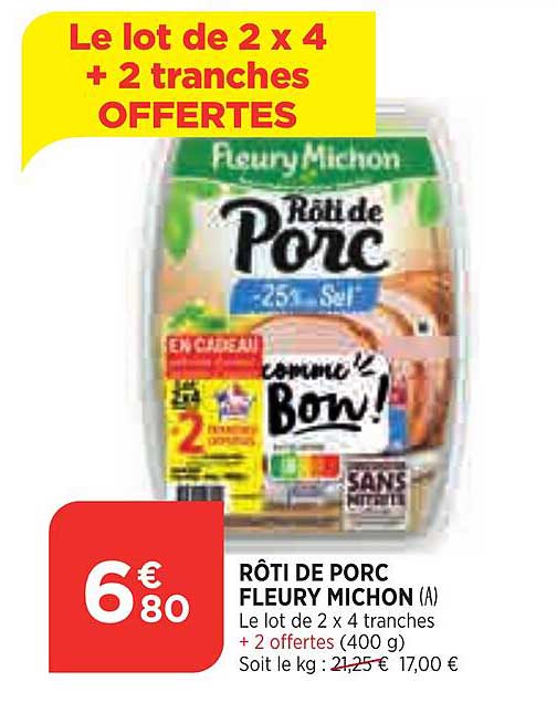 rôti de porc fleury michon