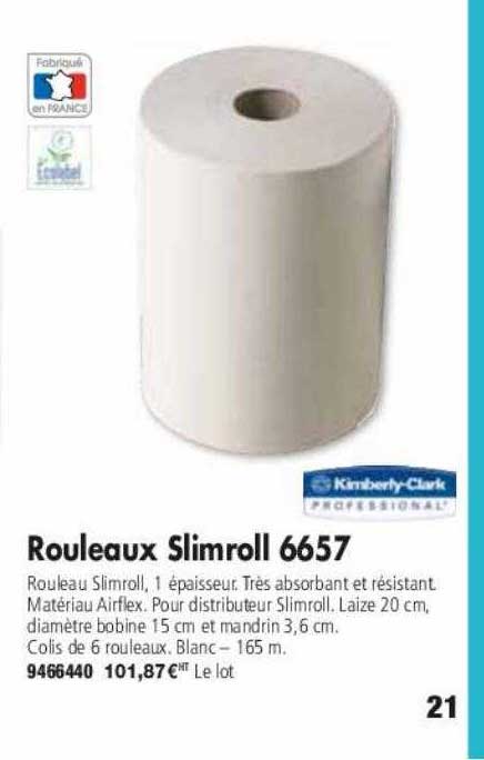 rouleaux slimroll 6657