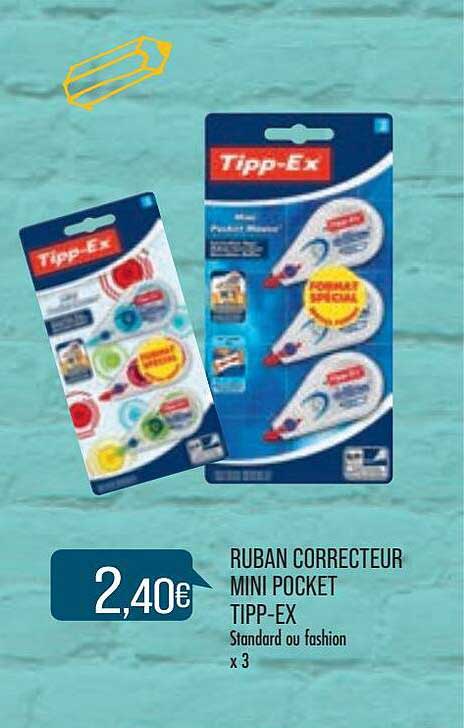 ruban correcteur mini pocket tipp-ex