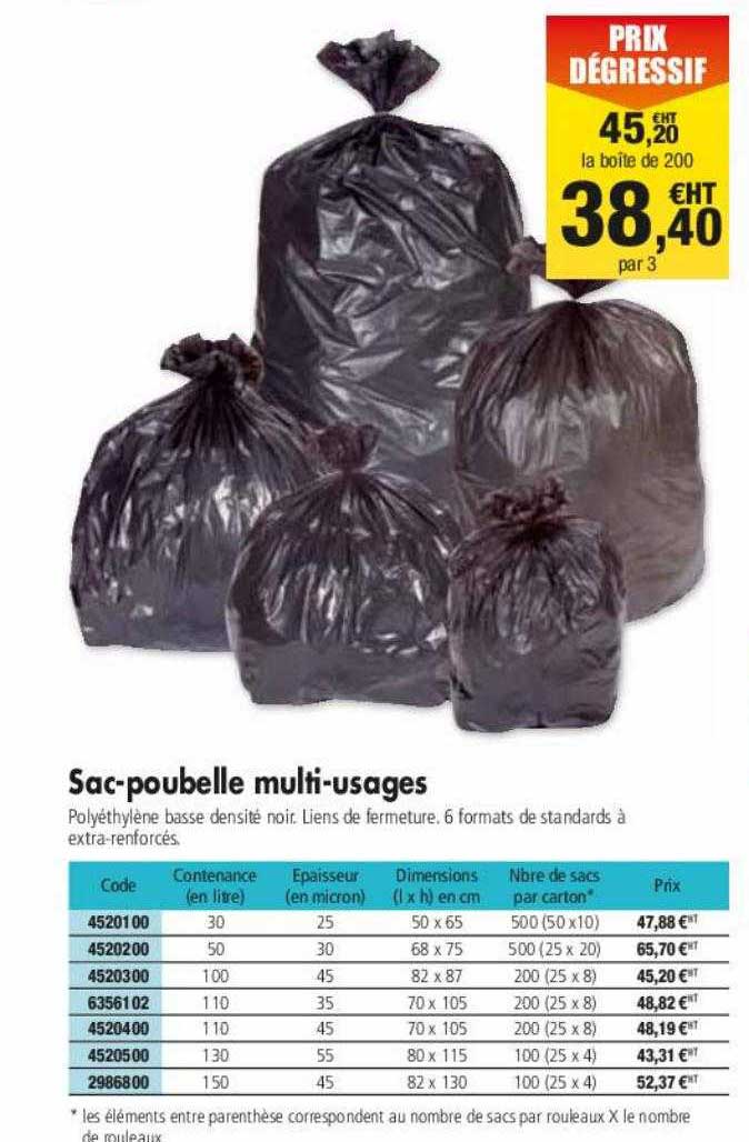 Sac-poubelle Multi-usages