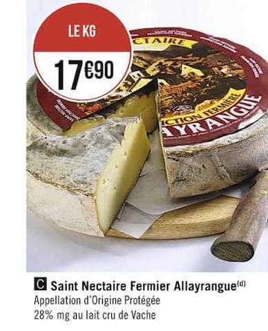 saint nectaire fermier allayrangue