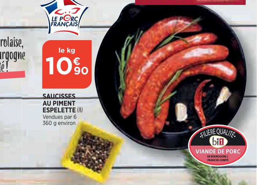Saucisses Au Piment Espelette