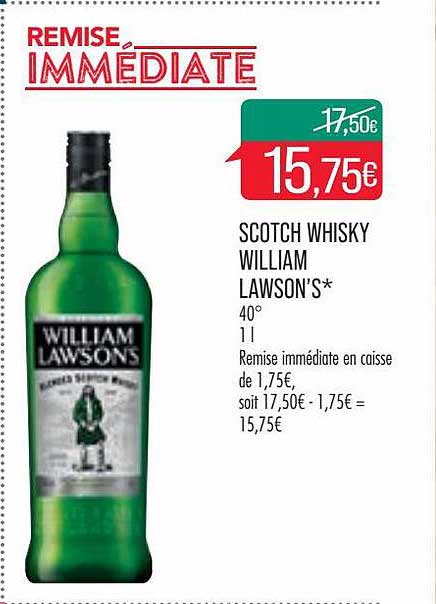 scotch whisky william lawson's