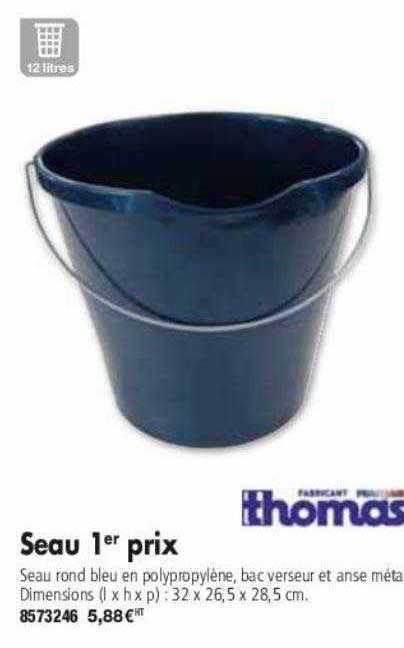 seau 1er prix thomas