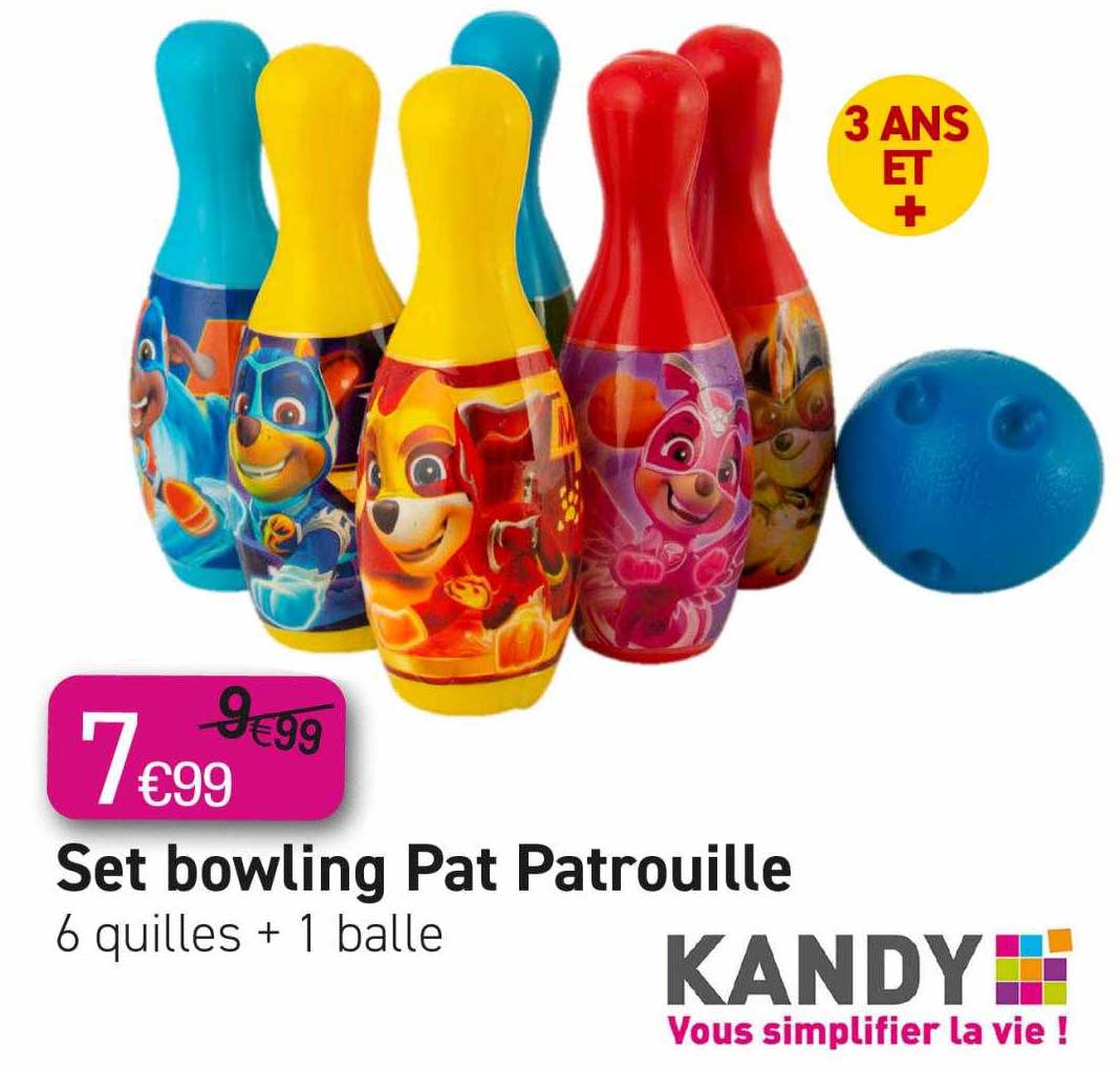 set bowling pat patouille
