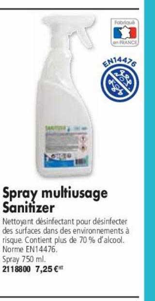 spray multiusage sanitizer