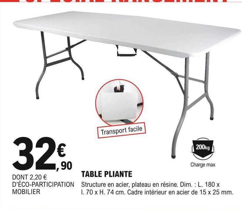 Table Pliante