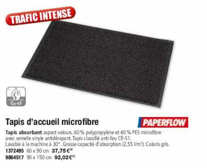 tapis d'accueil microfibre