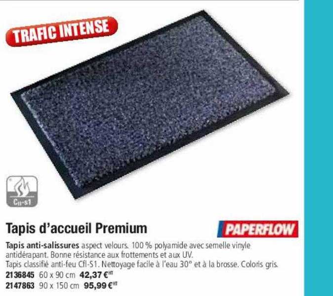 tapis d'accueil premium paperflow