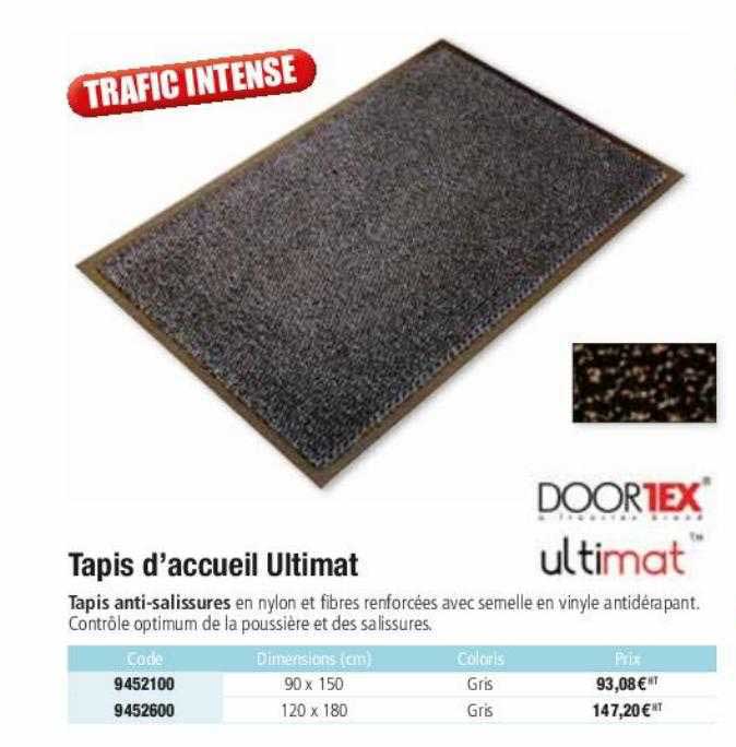 tapis d'accueil ultimat