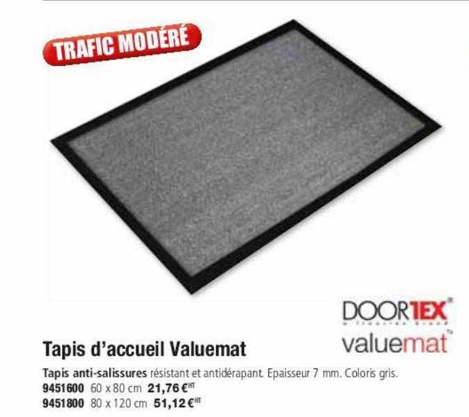 tapis d'accueil valuemat