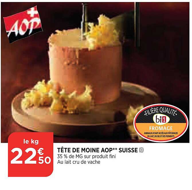 Tête De Moine Aop Suisse