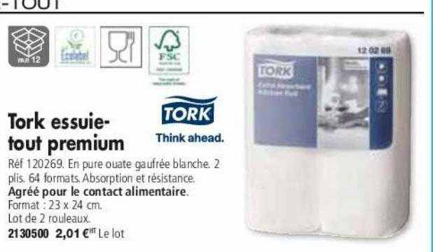 tork essuie-tout premium