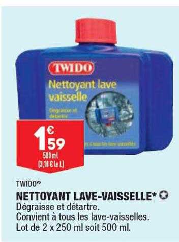 twido nettoyant lave-vaisselle