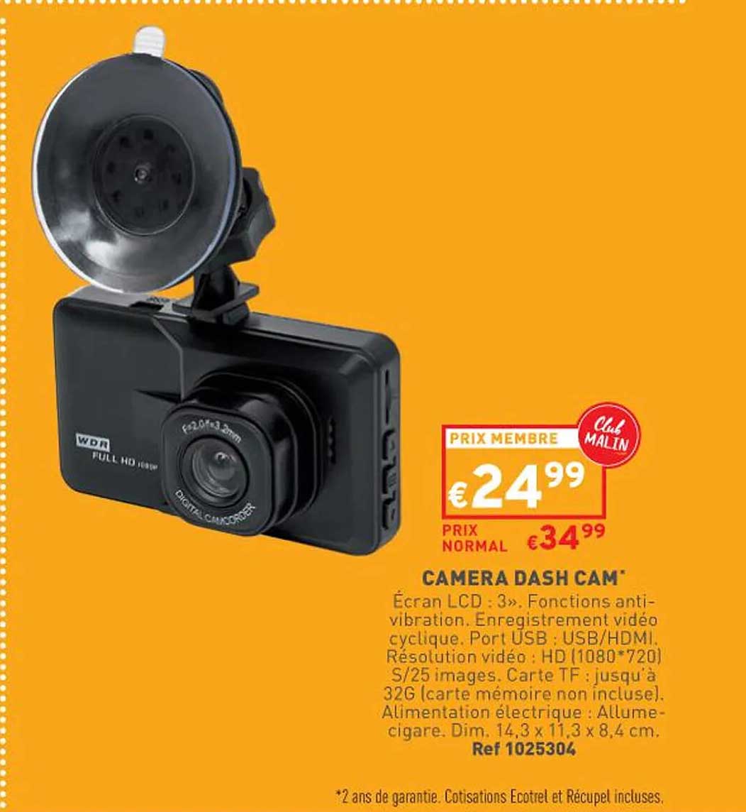 caméra dash cam