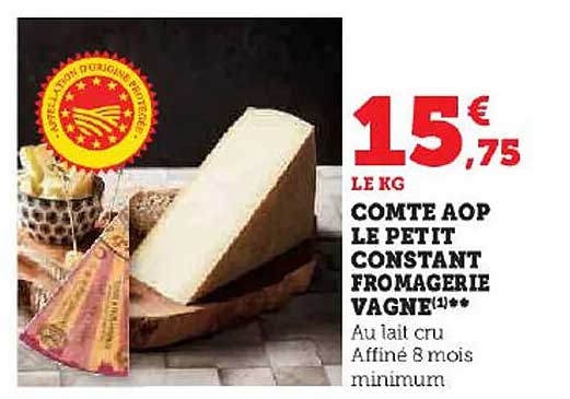 comté aop le petit constant fromagerie vagne