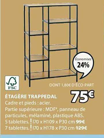 étagère Trappedal