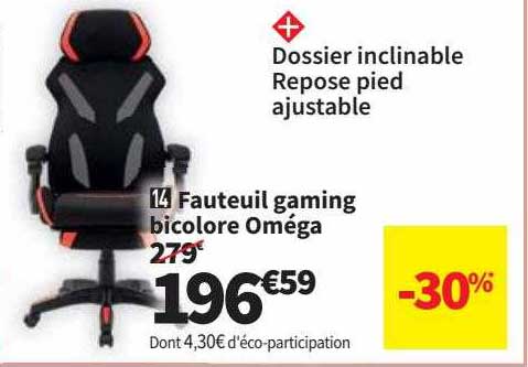 Fauteuil Gaming Bicolore Oméga
