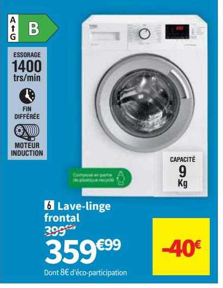 lave-linge frontal